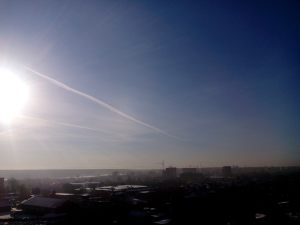 Алтайский Край, г.Бийск Химтрейлы 11.12.21 фото