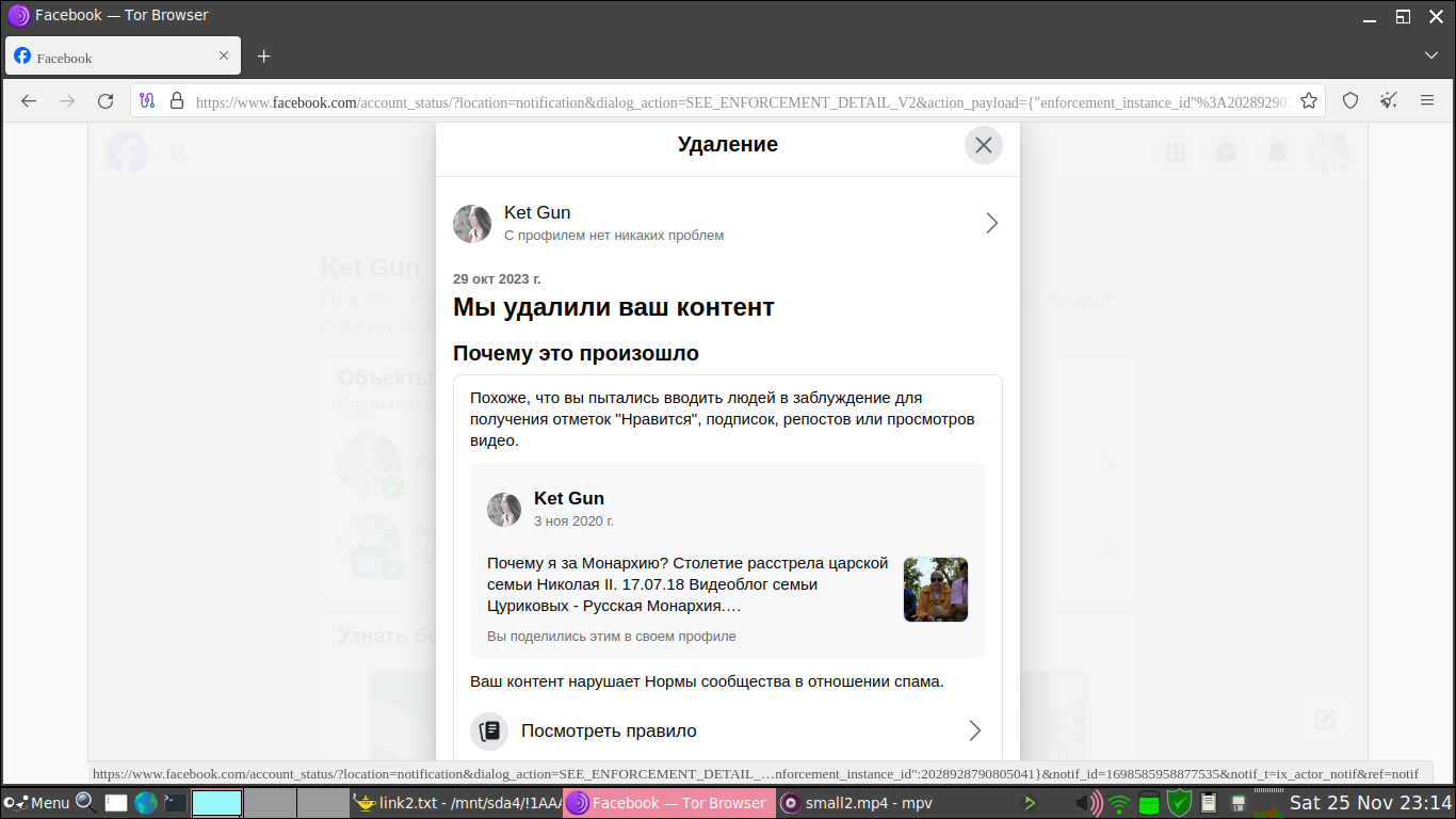 Facebook Аккаунт Ket Gun Видео - Почему я за Монархию