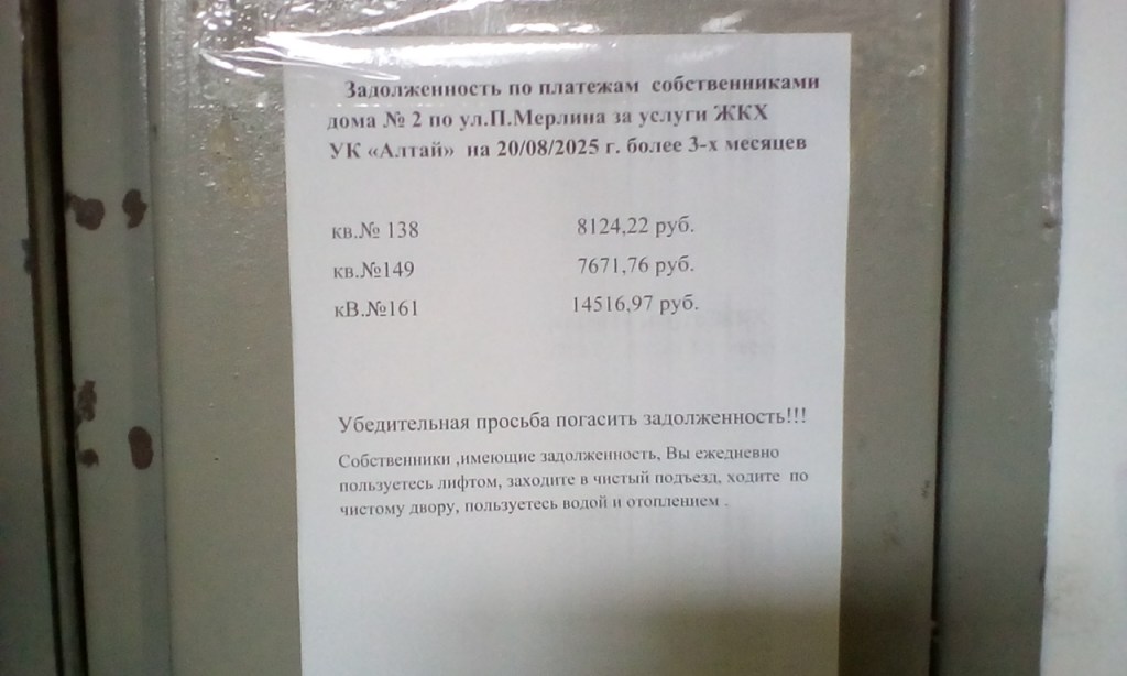 УК Алтай Август 2025